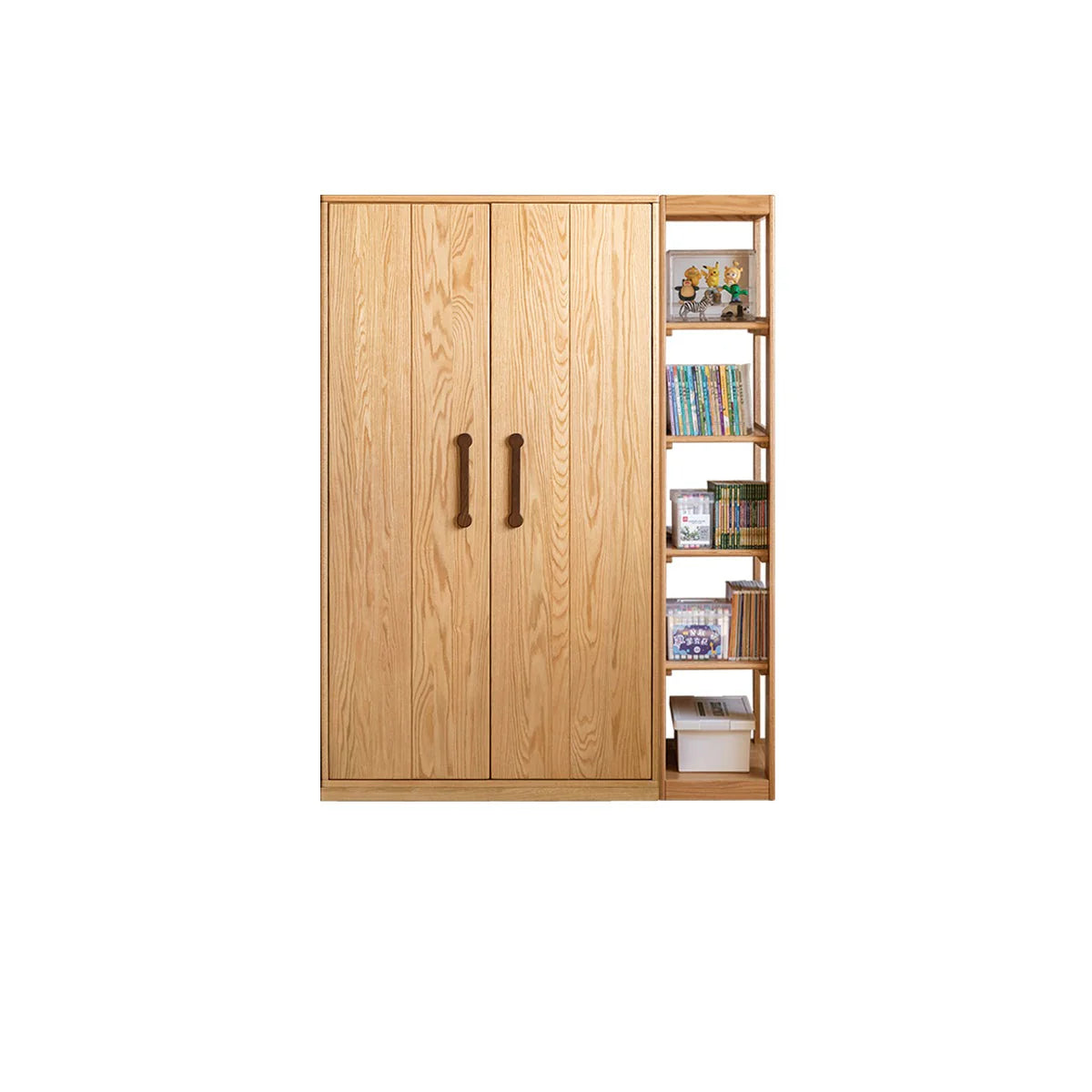 Oak Solid Wood Kids Wardrobe