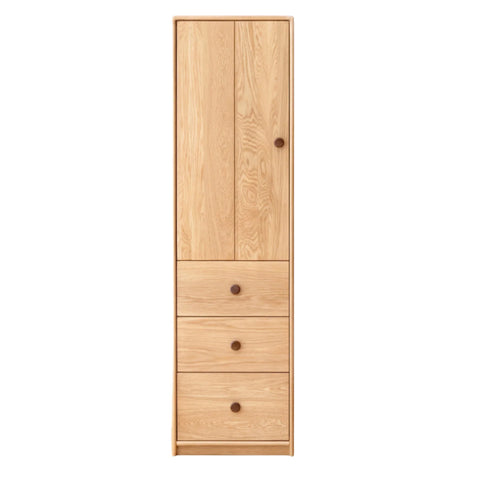 Oak Solid Wood Kids Wardrobe