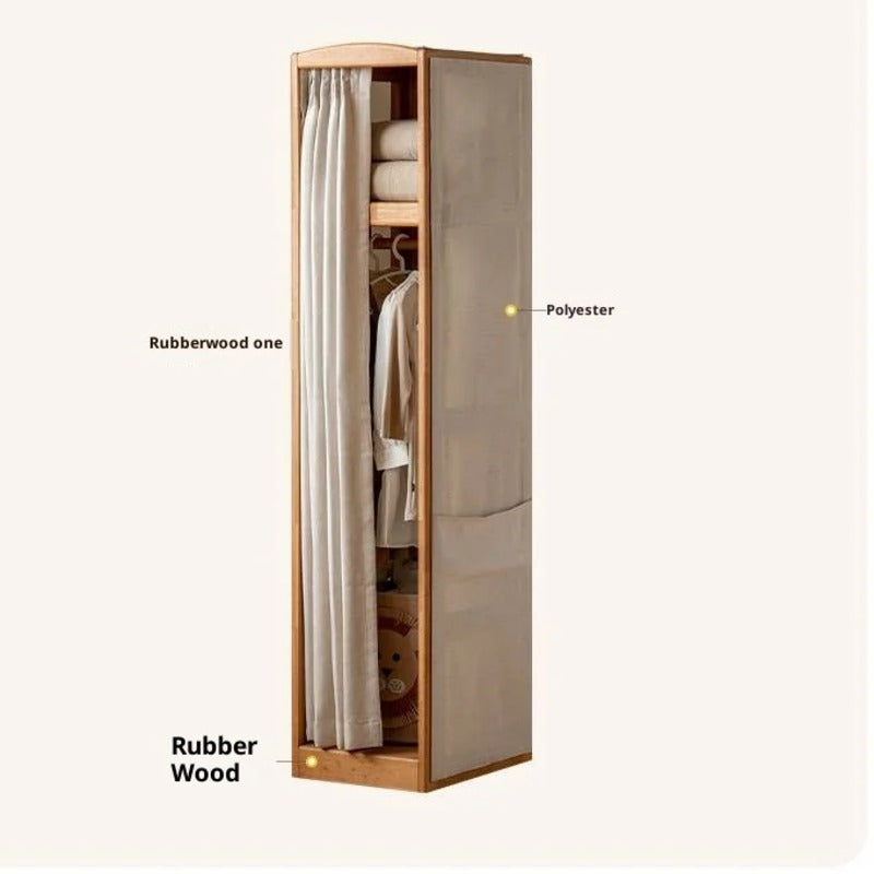 Birch Solid Wood Kids Wardrobe