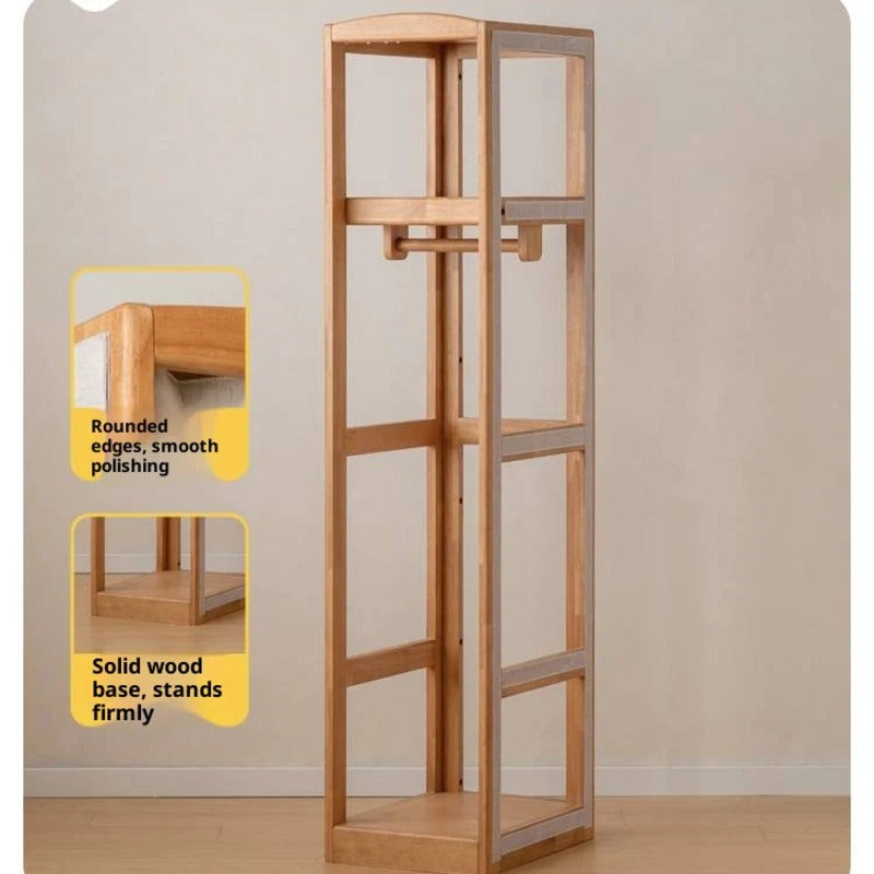 Birch Solid Wood Kids Wardrobe