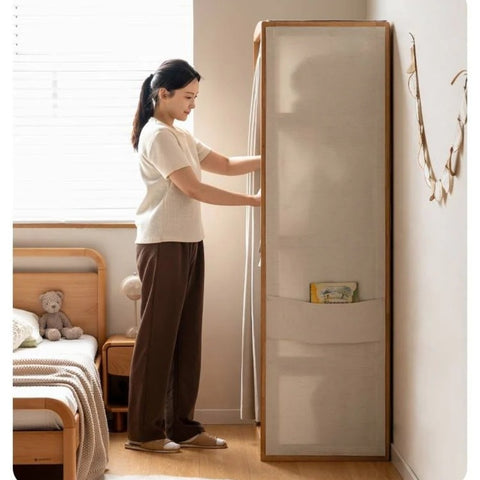 Birch Solid Wood Kids Wardrobe