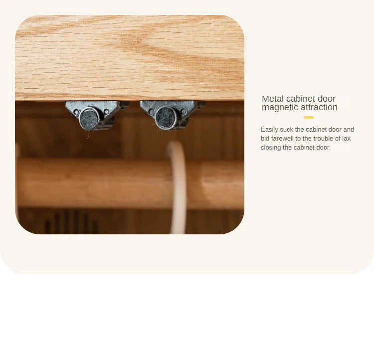 Oak Solid Wood Children's Wardrobe