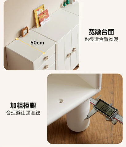 Solid Rubberwood Children's Wardrobe Combination