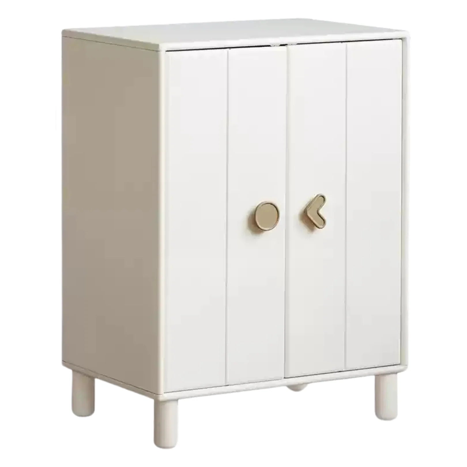 Solid Rubberwood Children's Wardrobe Combination