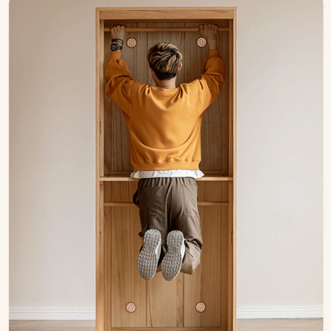 Oak Solid Wood Children's Wardrobe -