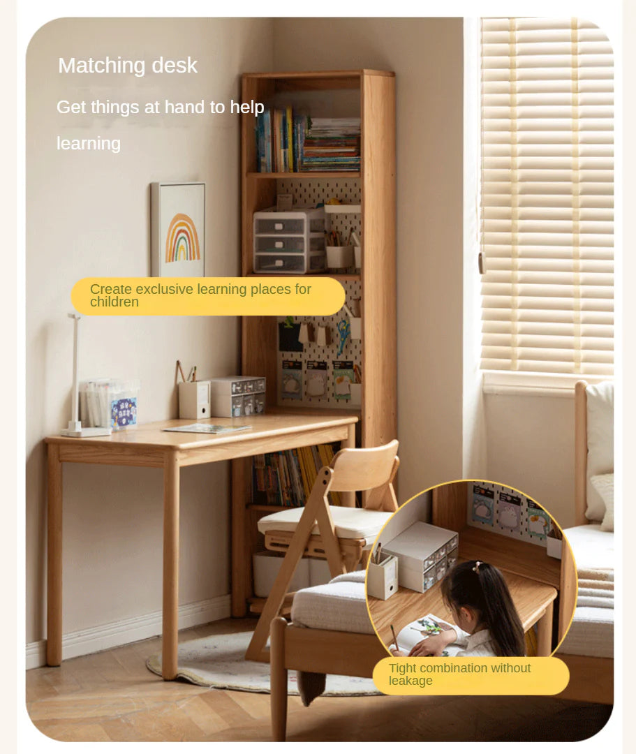 Oak Solid Wood Children's Wardrobe -