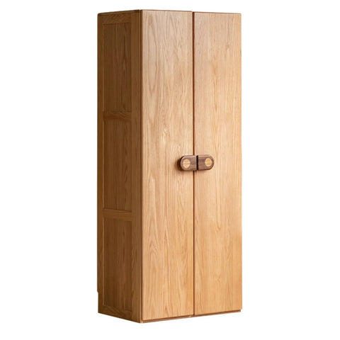 Oak Solid Wood Children's Wardrobe -