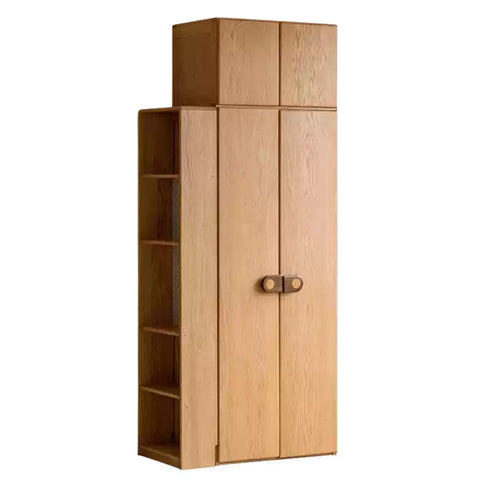 Oak Solid Wood Children's Wardrobe -