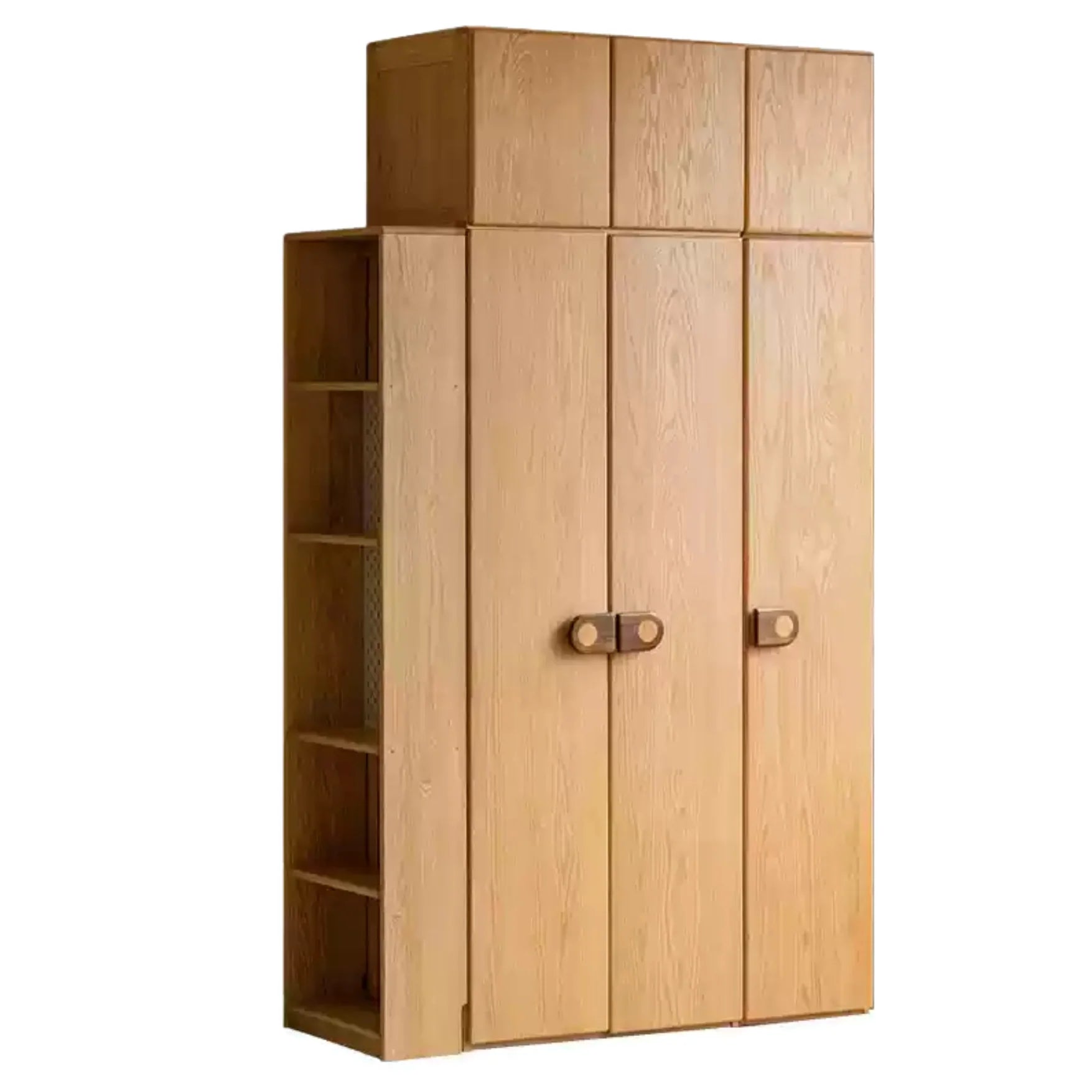 Oak Solid Wood Children's Wardrobe -