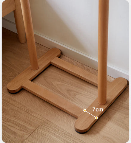 Beech Solid Wood Kids Bedroom Hanger