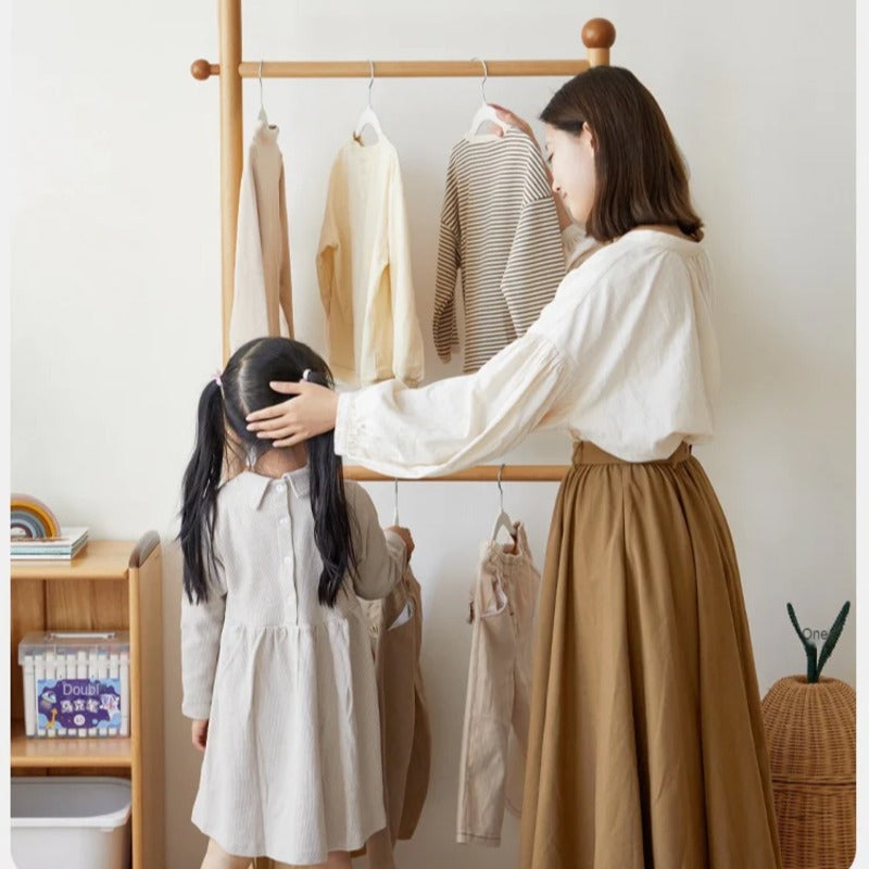 Beech Solid Wood Kids Bedroom Hanger