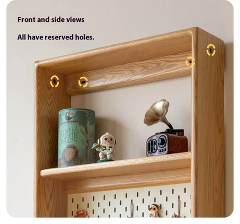 Oak Solid Wood Modern Kids Wardrobe