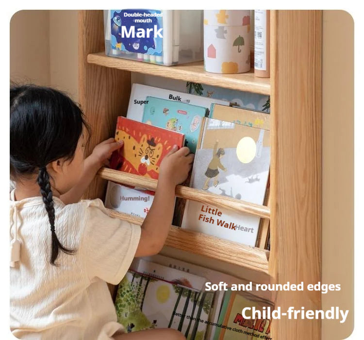 Oak Solid Wood Modern Kids Wardrobe