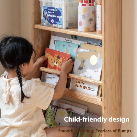 Oak Solid Wood Modern Kids Wardrobe