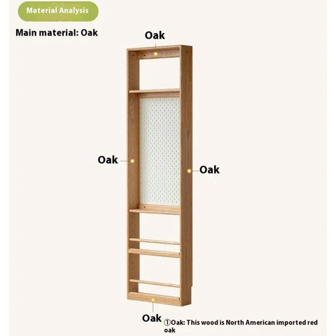 Oak Solid Wood Modern Kids Wardrobe