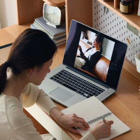 Beech Solid Wood White Desk & Bookshelf Integrated Study & Home Office Organizer