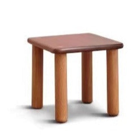 Oak and Beech Solid Wood Handmade Childrens Study Table Natural Wood Grain Eco Friendly Kids Desk for Learning & Play