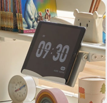 Beech Solid Wood Adjustable White Study Desk for Children & Students with Lift Height & Storage