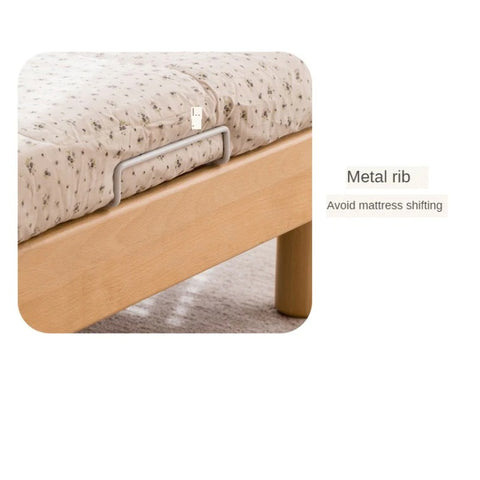 Rubberwood, Beech Solid Wood Children's Soft Bed