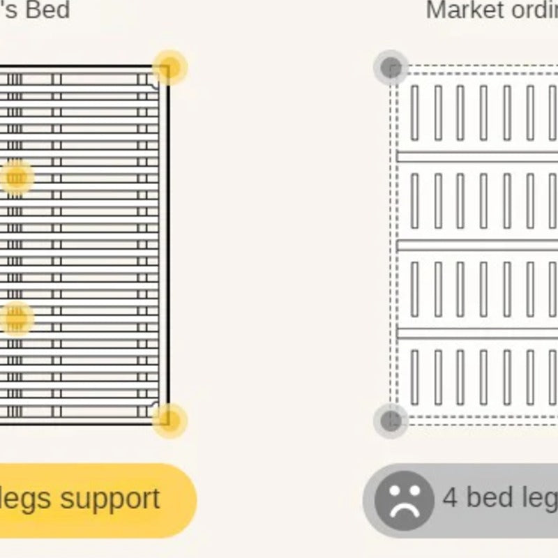 Rubberwood, Beech Solid Wood Children's Soft Bed