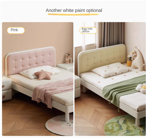 Rubberwood, Beech Solid Wood Children's Soft Bed