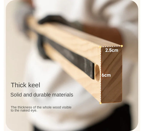 Rubberwood, Beech Solid Wood Children's Soft Bed