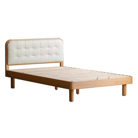 Rubberwood, Beech Solid Wood Children's Soft Bed