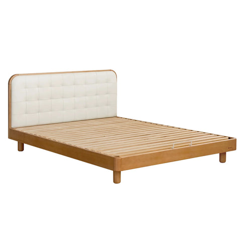Rubberwood, Beech Solid Wood Children's Soft Bed